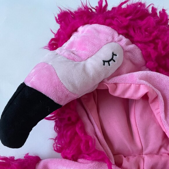 Pottery Barn Kids 12-24m Toddler Baby pink Flamingo Halloween Costume Bodysuit - Picture 2 of 9